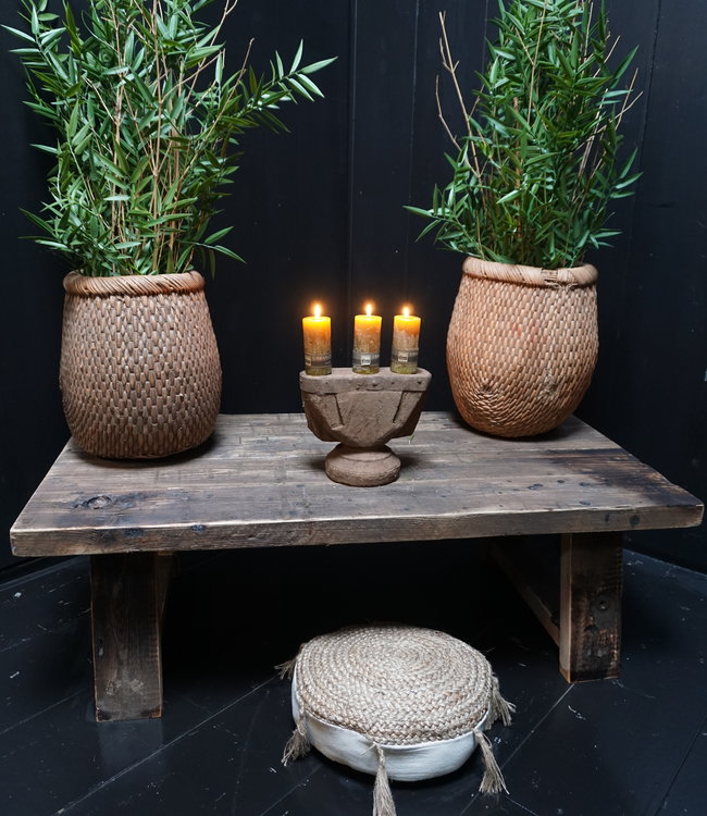 Rene Houtman Salontafel Noor Robuust Oud Hout - Kies Afmeting