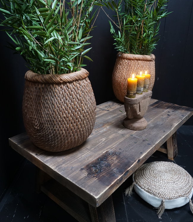 Rene Houtman Salontafel Noor Robuust Oud Hout - Kies Afmeting