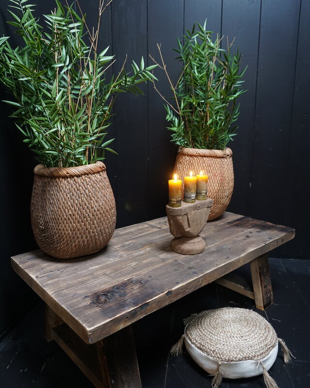 Rene Houtman Salontafel Noor Robuust Oud Hout - Kies Afmeting