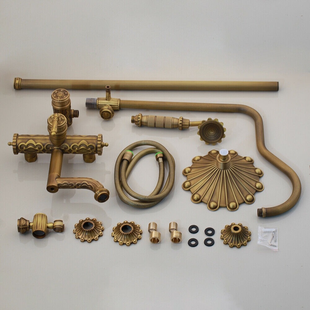 Rene Houtman Sierlijke Bronzen Douche - Opbouw
