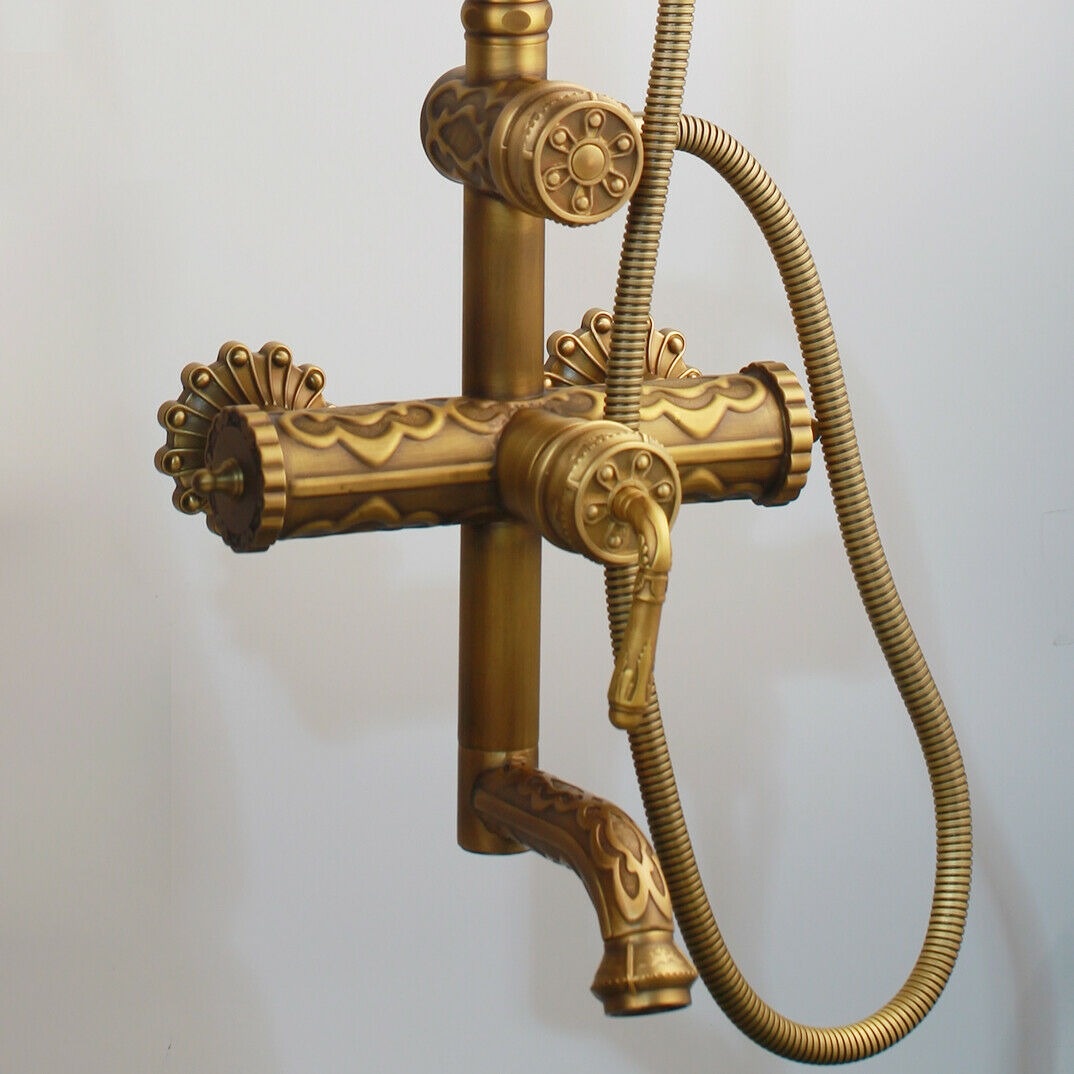 Rene Houtman Sierlijke Bronzen Douche - Opbouw