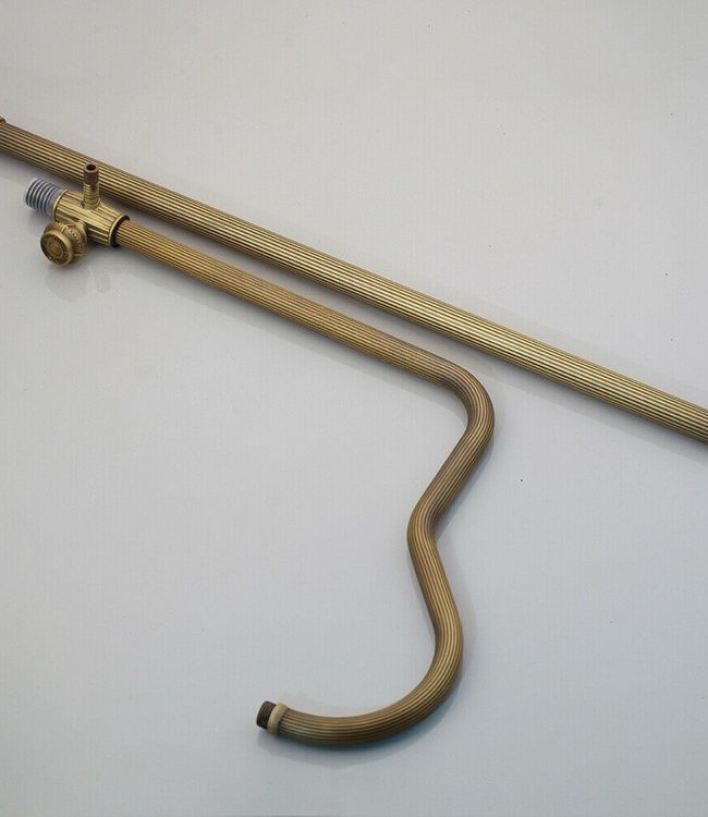 Rene Houtman Sierlijke Bronzen Douche - Opbouw