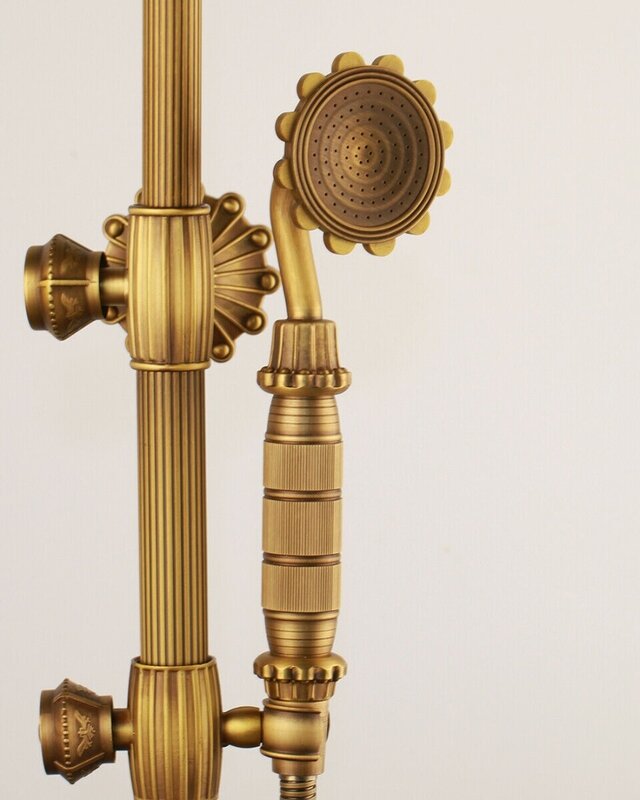 Rene Houtman Sierlijke Bronzen Douche - Opbouw