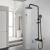 Zwarte Regen Douche - Thermostatisch