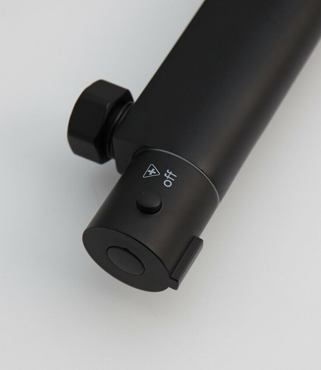 Rene Houtman Zwarte Douchekraan met Glijstang