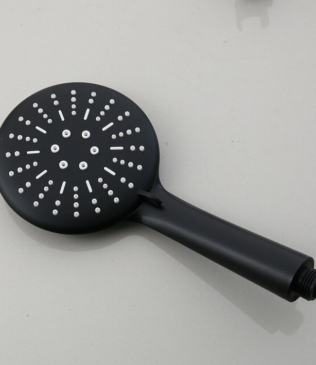 Rene Houtman Zwarte Handdouche met Glijstang