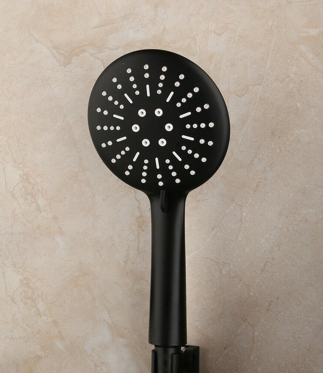 Rene Houtman Zwarte Handdouche met Glijstang