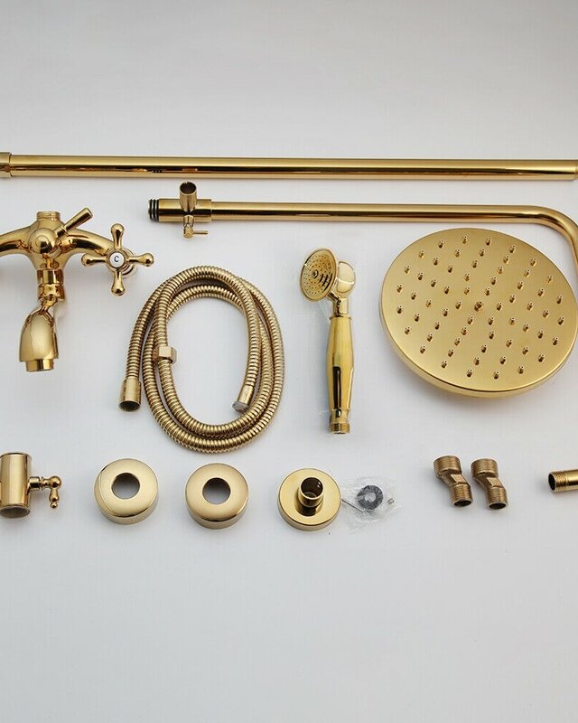Rene Houtman Goudkleurige Opbouw Douche