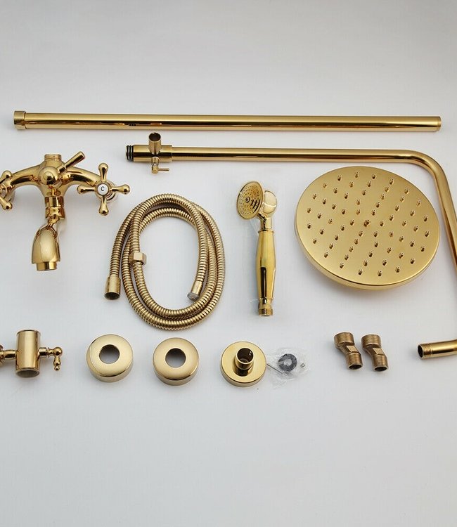 Rene Houtman Goudkleurige Opbouw Douche