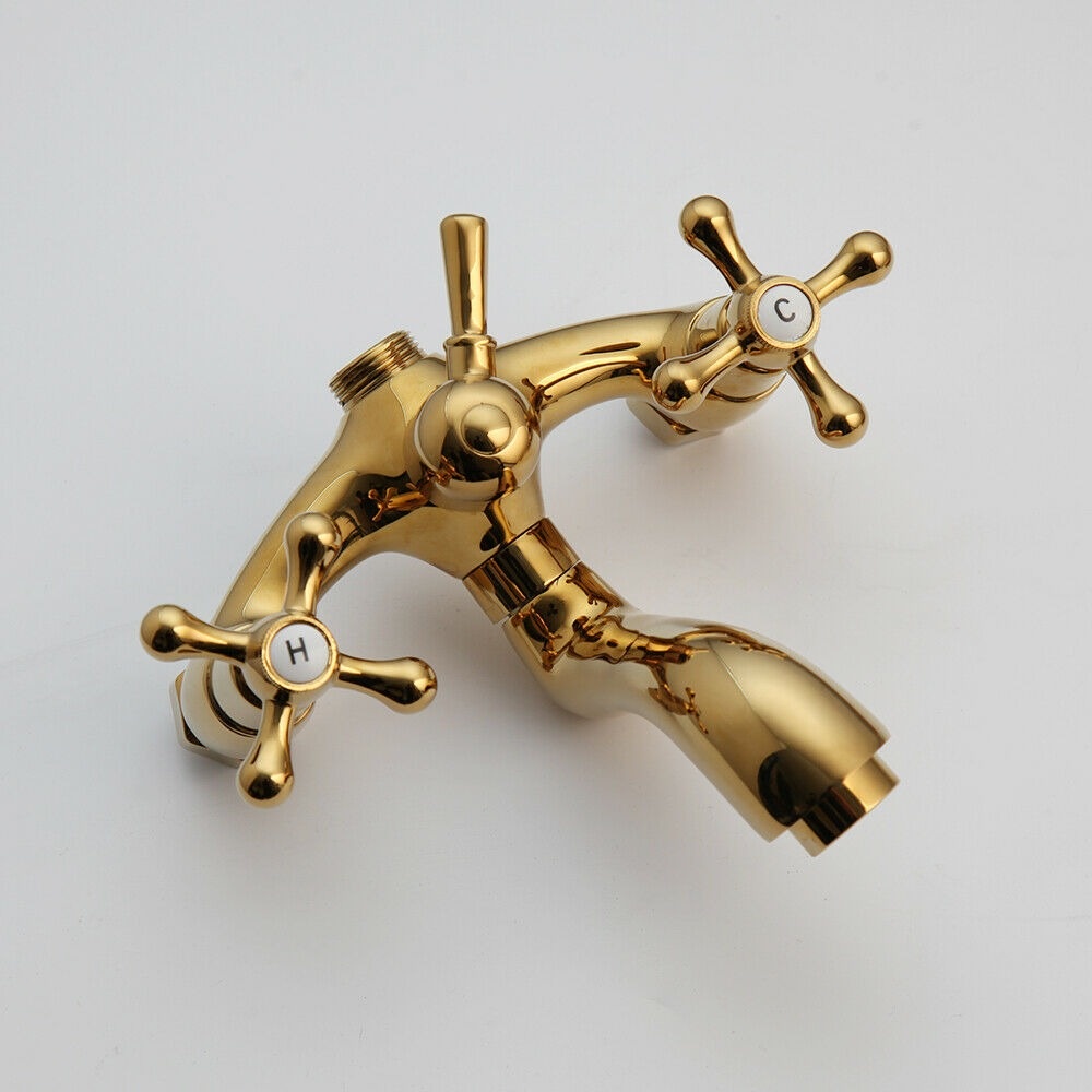 Rene Houtman Goudkleurige Opbouw Douche