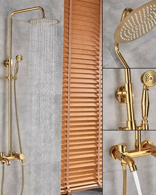 Rene Houtman Opbouw Doucheset - Goud
