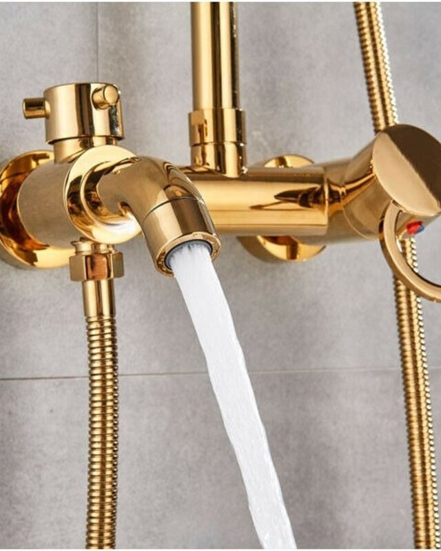 Rene Houtman Opbouw Doucheset - Goud