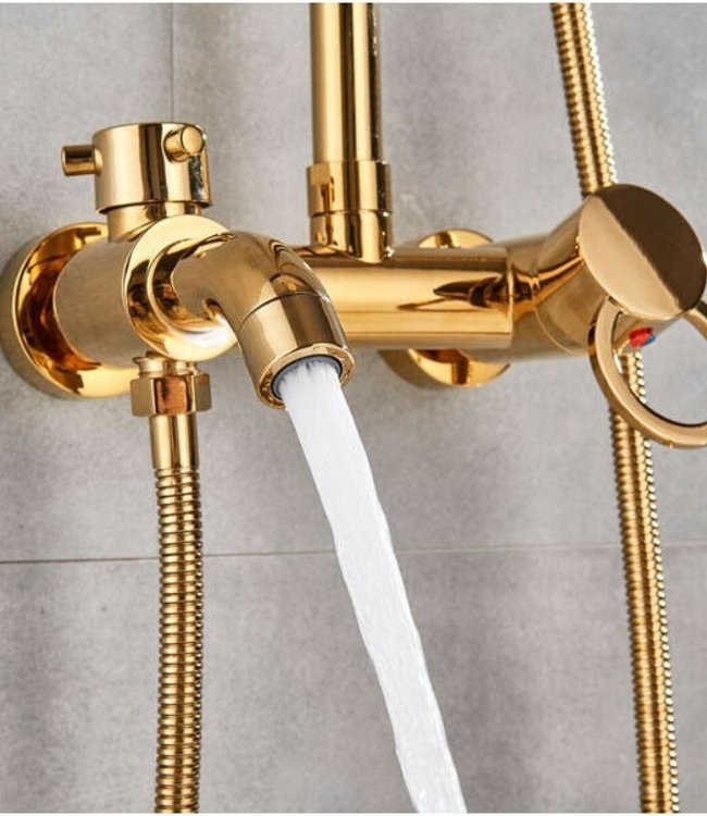 Rene Houtman Opbouw Doucheset - Goud