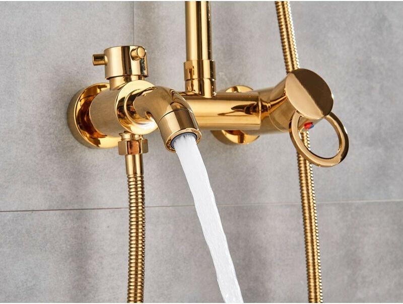 Rene Houtman Opbouw Doucheset - Goud