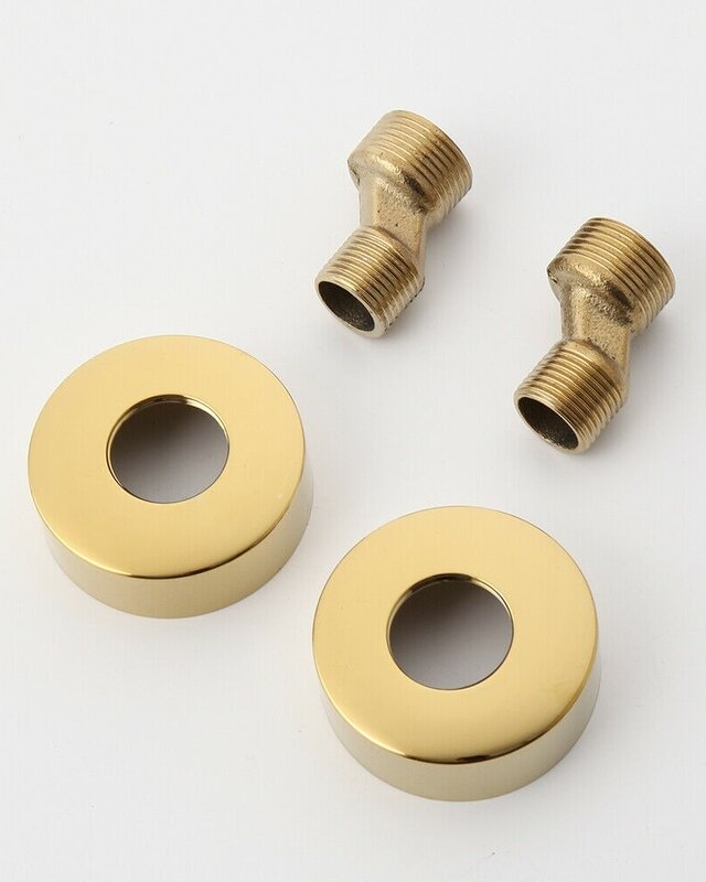 Rene Houtman Thermostatische Douche - Goud - H 123cm