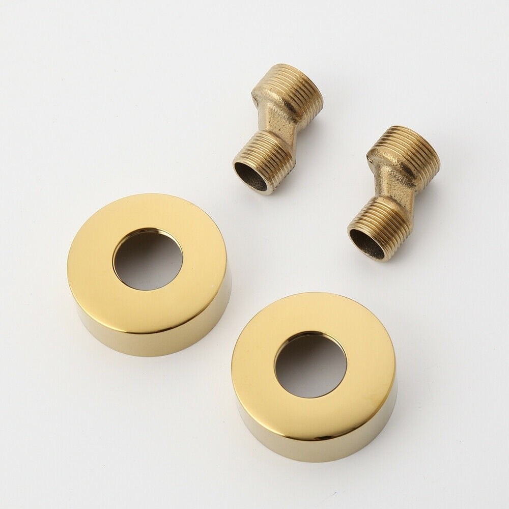 Rene Houtman Thermostatische Douche - Goud - H 123cm