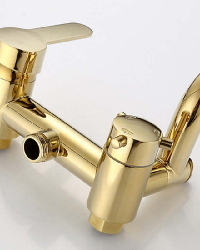 Rene Houtman Opbouw douche met Handdouche - Goud