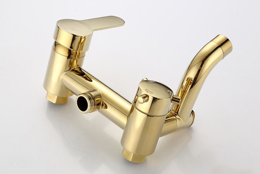 Rene Houtman Opbouw douche met Handdouche - Goud