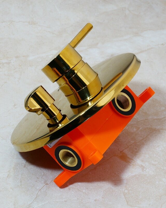 Rene Houtman Regendouche set met Handdouche - Goud