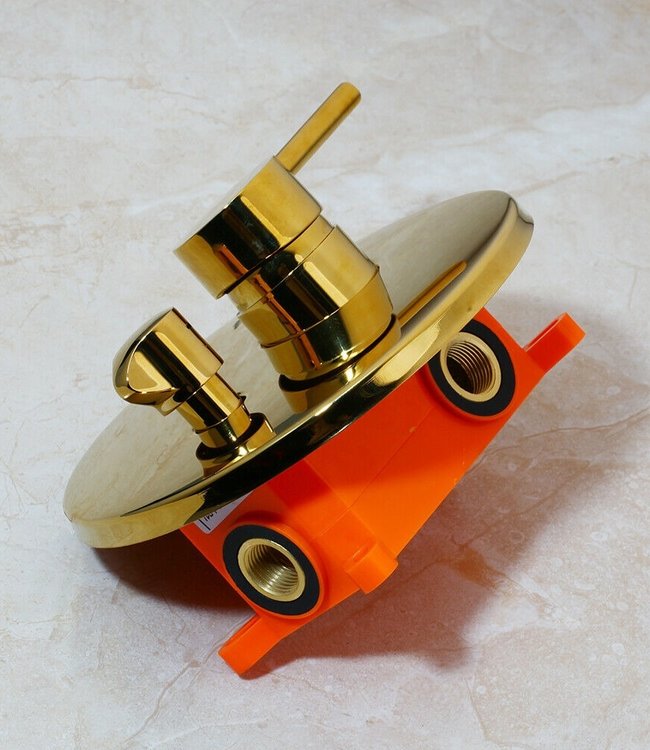 Rene Houtman Regendouche set  met Handdouche - Goud