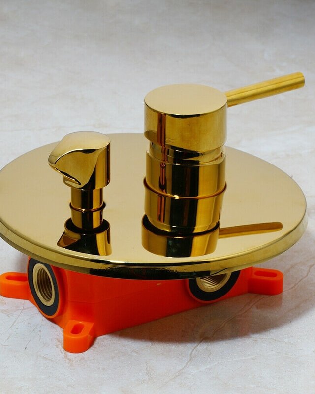 Rene Houtman Regendouche set met Handdouche - Goud