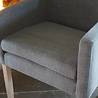 Rene Houtman Eetkamerstoel Stof Boris + vaste hoes Kiss Grey Rene Houtman Eetkamerstoel Stof Boris + vaste hoes Kiss Grey
