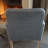 Rene Houtman Eetkamerstoel Stof Boris + vaste hoes Kiss Grey Rene Houtman Eetkamerstoel Stof Boris + vaste hoes Kiss Grey