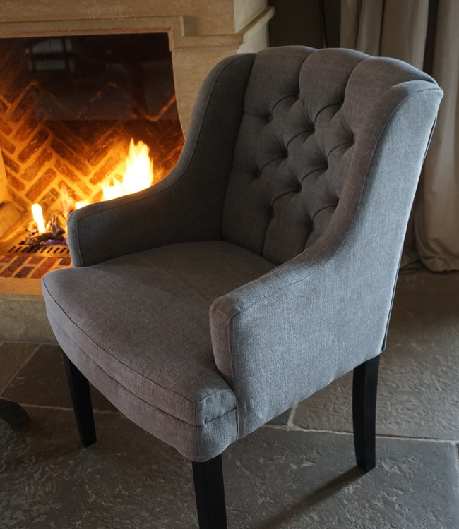 Rene Houtman Eetkamerstoel Jeff Met Arm En Capiton