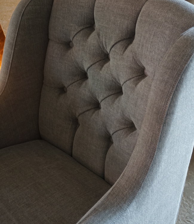 Rene Houtman Eetkamerstoel Jeff Met Arm En Capiton