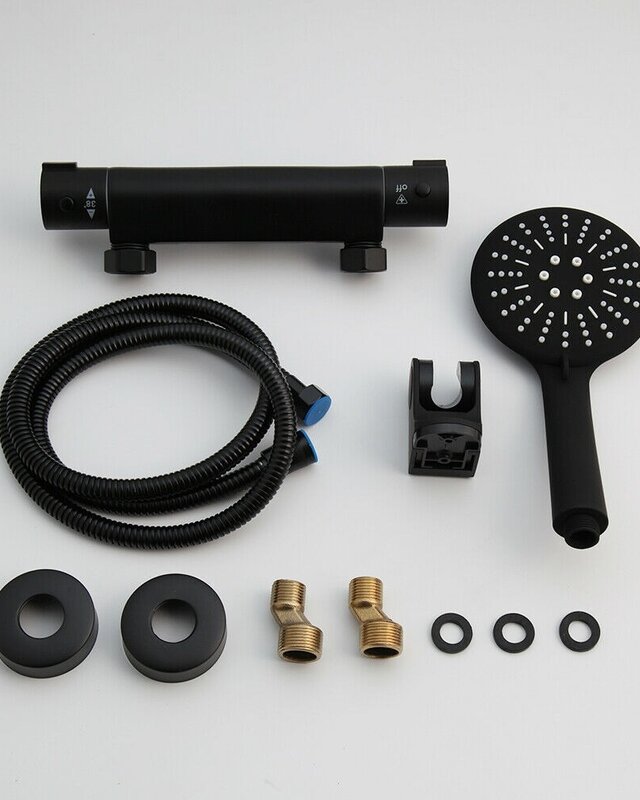 Rene Houtman Thermostatische Douchekraan - Zwart