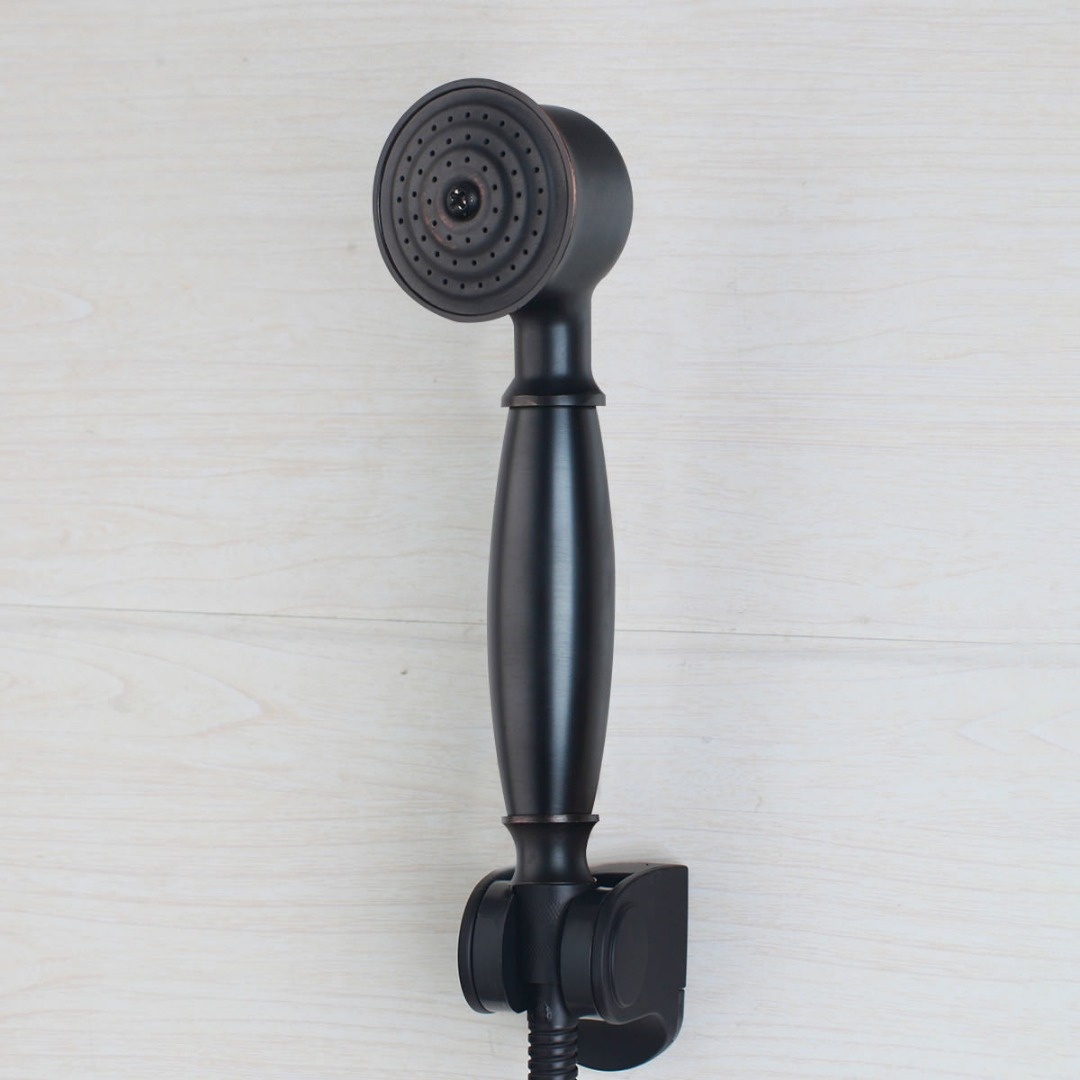 Rene Houtman Olie Bronzen Inbouwdouche - Met Handdouche