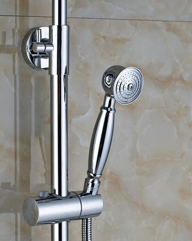 Rene Houtman Landelijke Chroom Douche-set