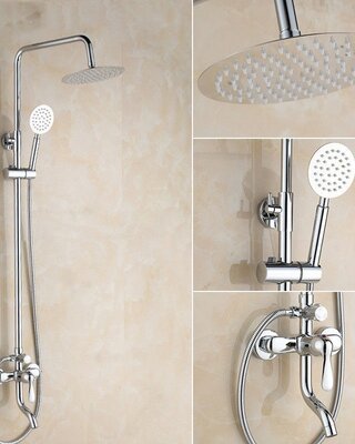 Rene Houtman Stijlvolle Chromen Opbouw Douche
