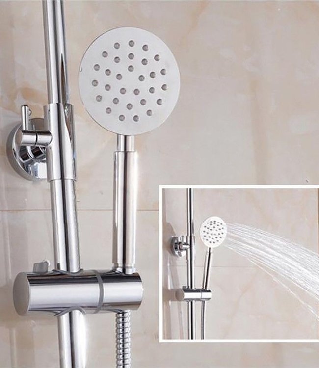 Rene Houtman Stijlvolle Chromen Opbouw Douche