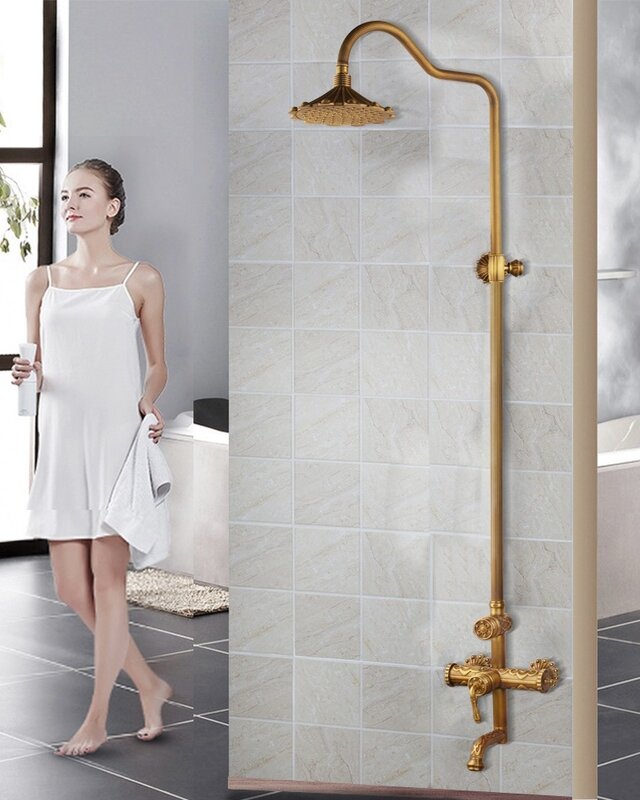 Rene Houtman Nostalgische Bronzen Opbouw Douche