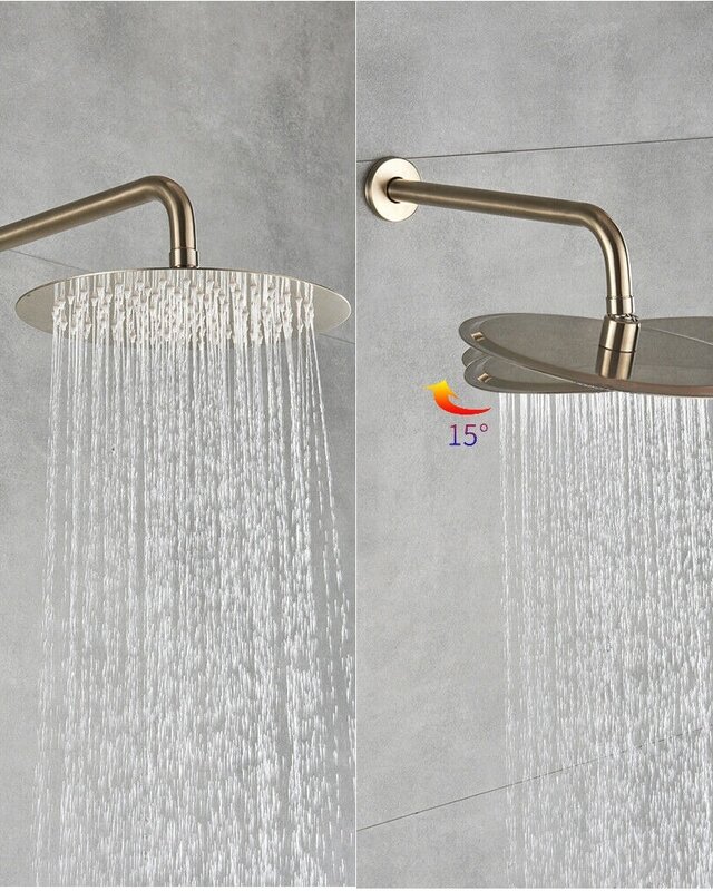 Rene Houtman Geborsteld Gouden Douche-set