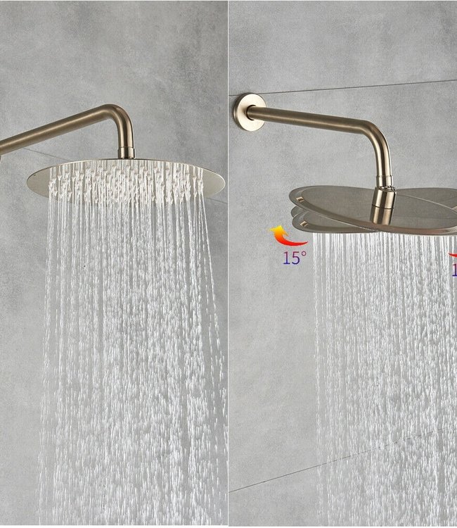 Rene Houtman Geborsteld Gouden Douche-set