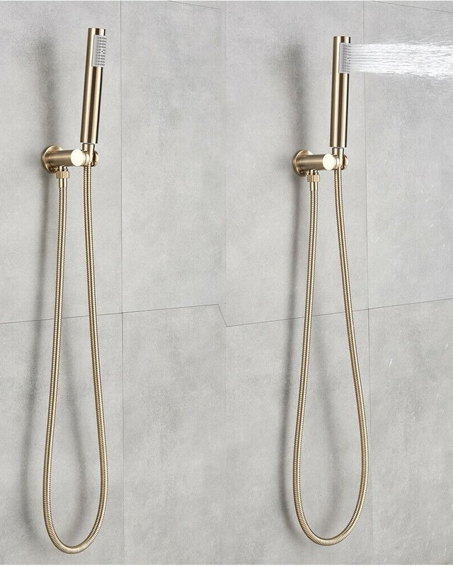 Rene Houtman Geborsteld Gouden Douche-set
