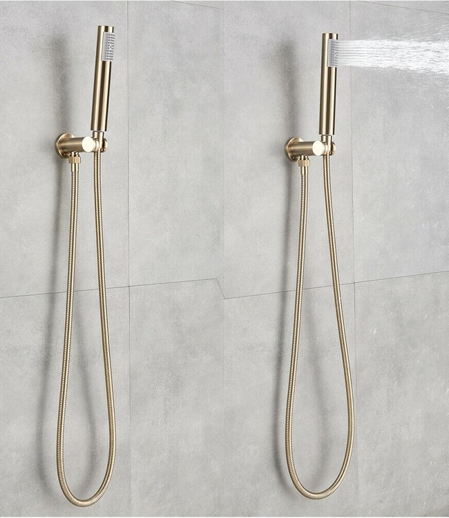 Rene Houtman Geborsteld Gouden Douche-set