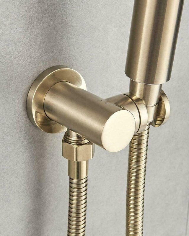 Rene Houtman Geborsteld Gouden Douche-set