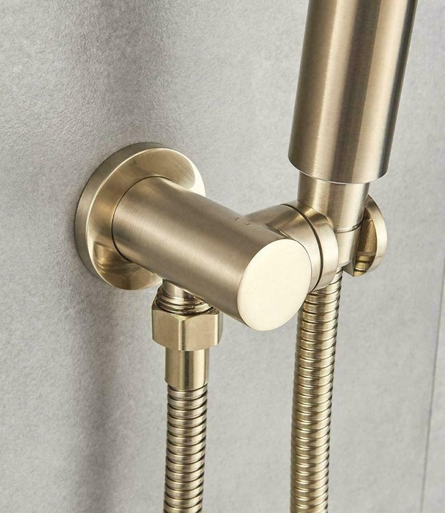 Rene Houtman Geborsteld Gouden Douche-set
