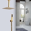 Thermostatische douche met Handdouche - Goud