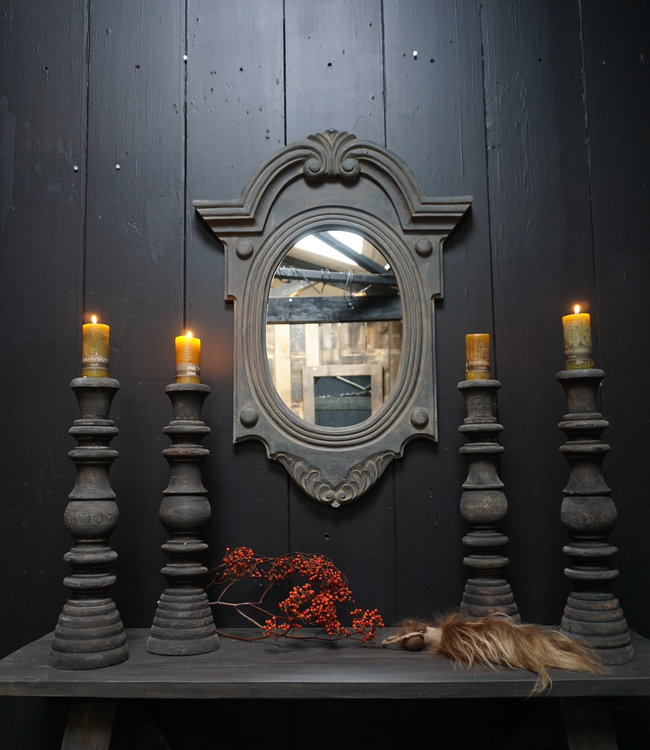 Rene Houtman Sidetable Met Schoren Old Grey L120xH78 cm