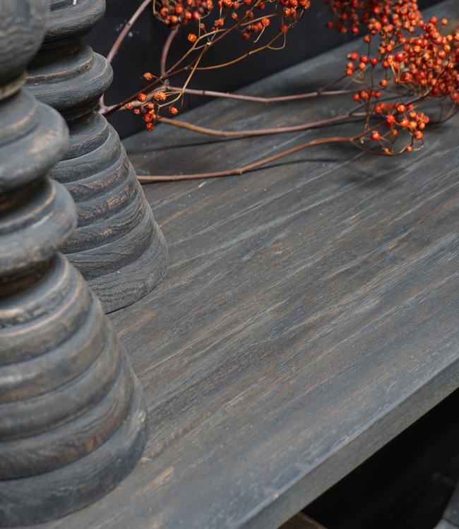 Rene Houtman Sidetable Met Schoren Old Grey L120xH78 cm