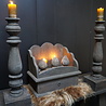 Rene Houtman Gruttersbak Hout Met Kartelrand En Lade 42 cm Rene Houtman Gruttersbak Hout Met Kartelrand En Lade 42 cm