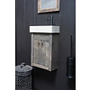 Toiletmeubel Zwevend Oud Eikenhout + Beton Light Grey