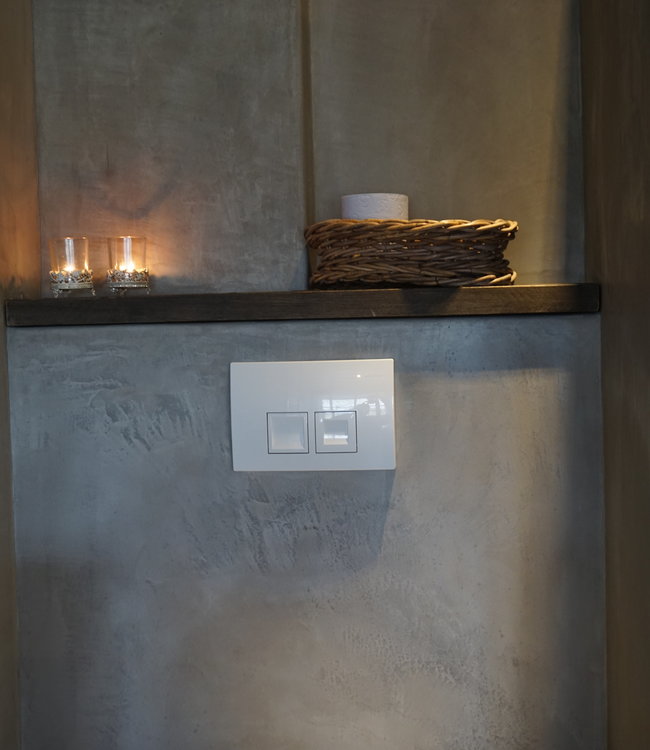 Rene Houtman Toiletplank Planchet Wagondelen Oud eikenhout - Kies Maat