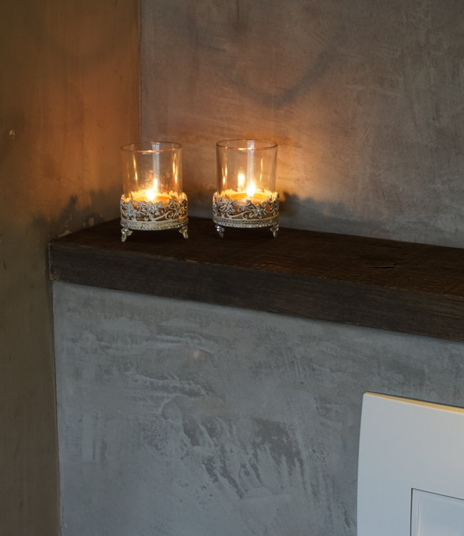 Rene Houtman Toiletplank Planchet Wagondelen Oud eikenhout - Kies Maat