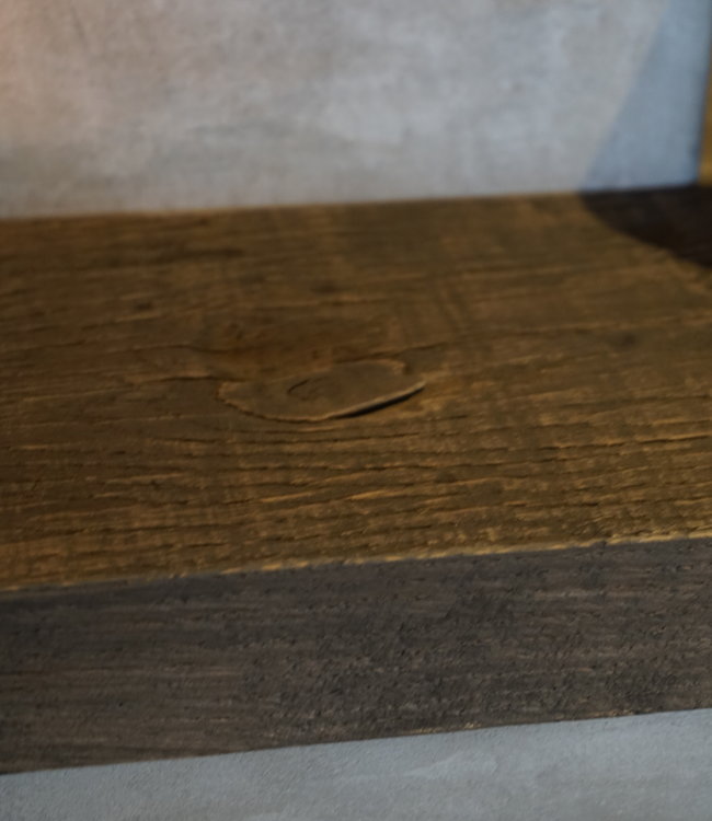 Rene Houtman Toiletplank Planchet Wagondelen Oud eikenhout - Kies Maat