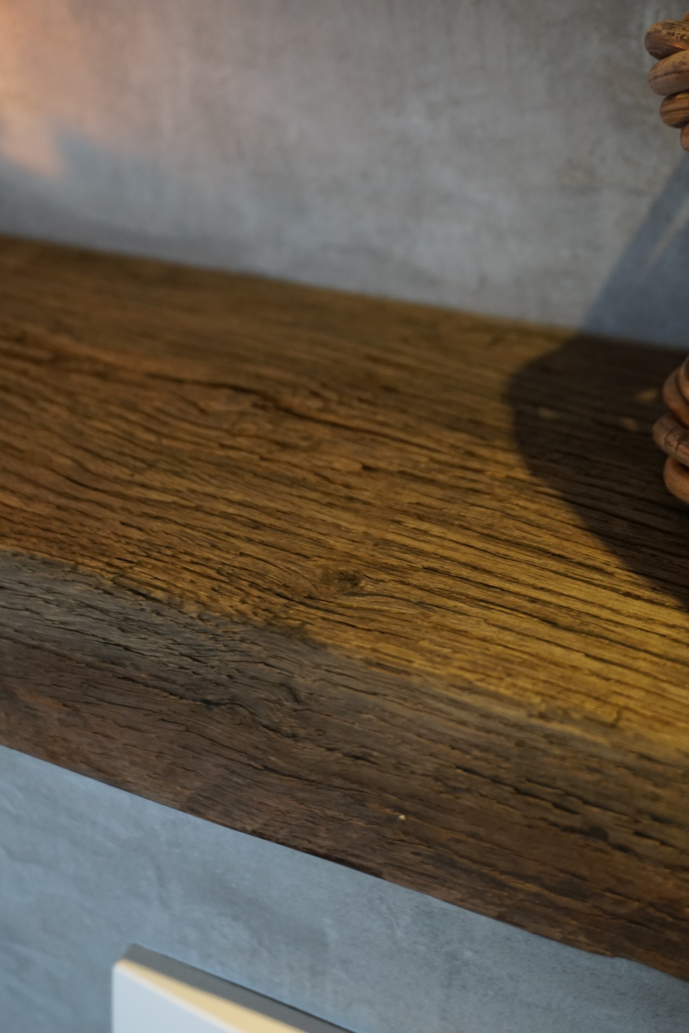 Rene Houtman Toiletplank Planchet Oud Geborsteld Eikenhout - Kies Maat